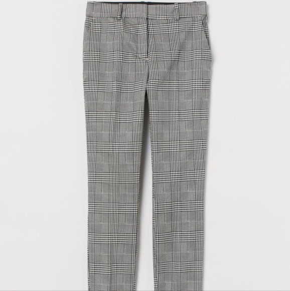 Houndstooth plaid dress pants - Picture 1 of 7